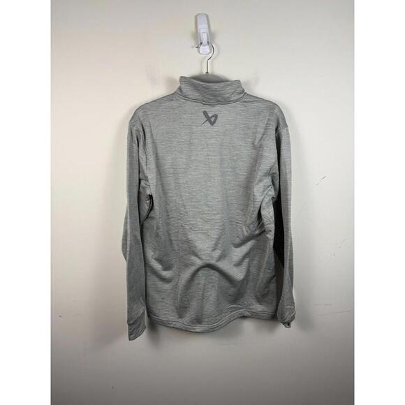 NWT Bauer Hockey FLC Textured Half Zip Pullover (MULTIPLE SIZES) Gray - Picture 3 of 3